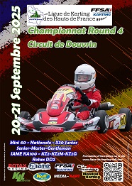 2025-Affiche-LKHdF-4-LR Championnat de Ligue de Karting des Hauts de France – Journée 4 – Douvrin (62)